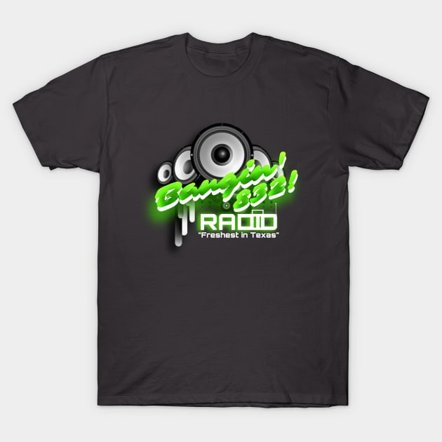 B832 Grey Shirt T-Shirt by Bangin' 832 Radio